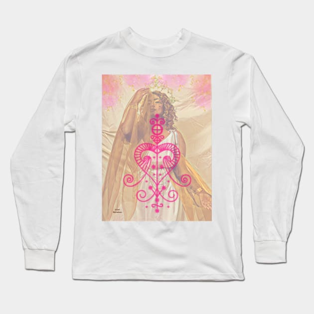 Erzulie Freda Long Sleeve T-Shirt by RainbowStudios